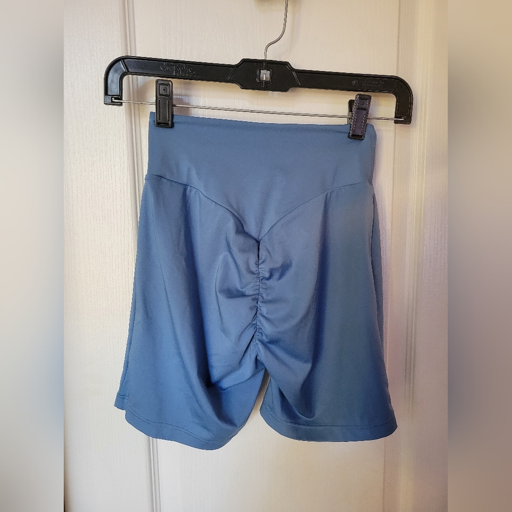 Gymshark Power Original Tight Shorts in Coastal Blue Size Small - Picture 4 of 7
